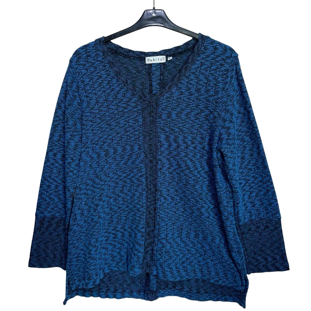 Habitat V-Neck Sweater Pullover Oversize Lagenlook
